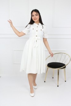 Garson Boy Boydan Düğmeli Elbise