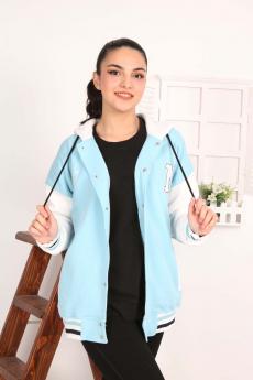 Kapşonlu Kolej Hırkası