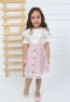 Lilafarbenes Badi-Spitzenträgerkleid für Kinder