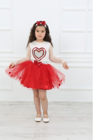 Юбка с тройными пайетками для девочек, костюм, футболка с повязкой для волос, юбка