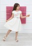 Silber gestreiftes Kleid