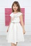 Silber gestreiftes Kleid