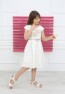 Silber gestreiftes Kleid