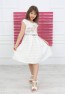 Silber gestreiftes Kleid