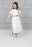 Belted Lace Dress
