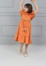 Dress with Front and Sleeve Buttons