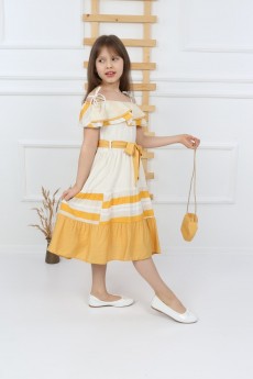 Askılı Çantalı Elbise