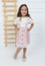 Lilafarbenes Badi-Spitzenträgerkleid für Kinder
