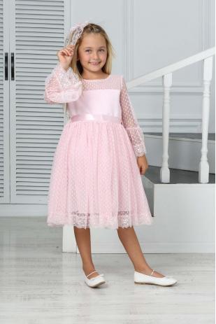 ПЛАТЬЕ PIRENSES С КРУЖЕВНЫМ РЕМЕНЕМ И ПРЯЖКОЙ