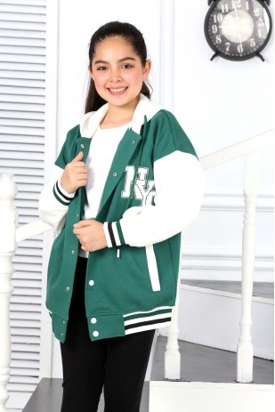 КОЛЛЕДЖНЫЙ КАРДИГАН С КАПЮШОНОМ