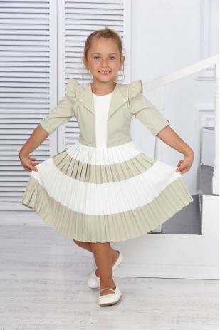 ПЛАТЬЕ KUM НА КРЕПОВОЙ ПОДКЛАДКЕ