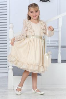 ÇANTALI KUŞAKLI DANTEL ELBİSE