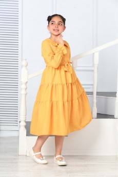 İNCİ DÜĞMELİ BURODE APLİKELİ KUŞAKLI GARSON BOY ELBİSE